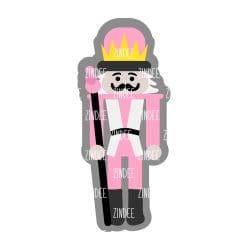 Fancy Nutcracker – Acrylic Badge Reel Blank (2") No Hole | Optional Sticker or UV DTF