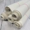 White Faux Leather Roll