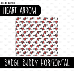 Badge Buddy Horizontal (Heart Arrow)