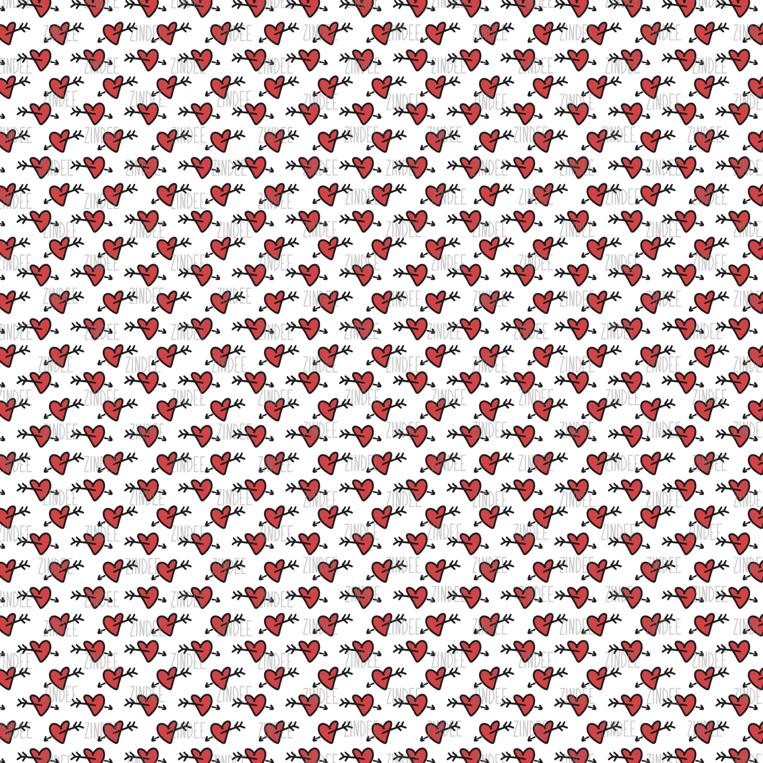 Heart Arrows seamless (vinyl)
