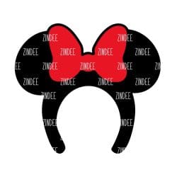 Girl Mouse Headband – Acrylic Keychain Blank (3") | Optional Sticker or UV DTF