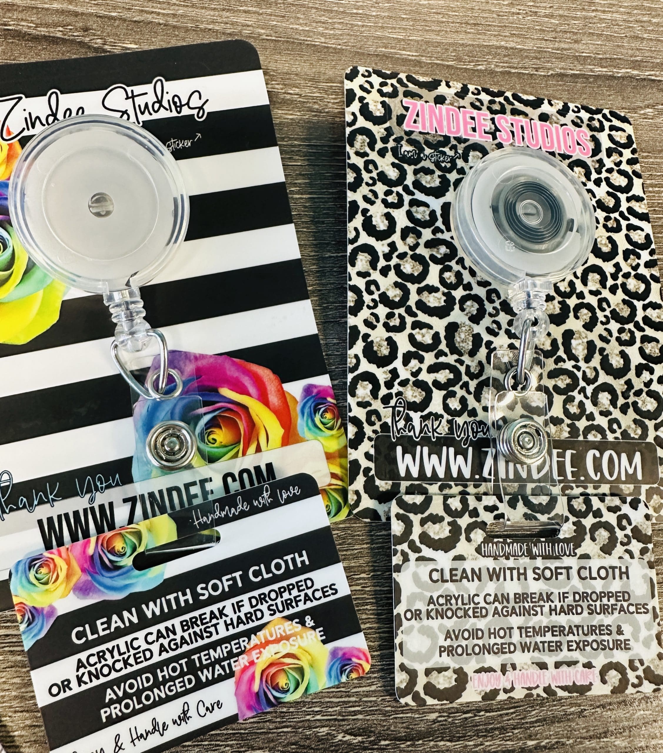 Blush Charcoal-(Badge Reel Display Card) - Image 2