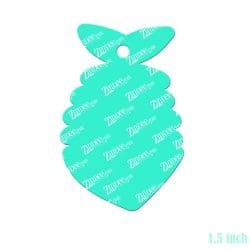 Alternative view of Bone Fish – Mini Acrylic Charm Blank (1.5") | Optional Sticker or UV DTF