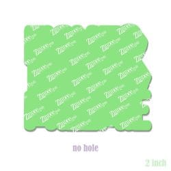 Alternative view of Fight Like a Preemie – Acrylic Badge Reel Blank (2") No Hole | Optional Sticker or UV DTF