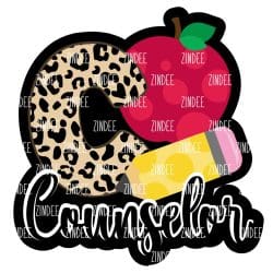 Counselor – Acrylic Keychain Blank (3") | Optional Sticker or UV DTF