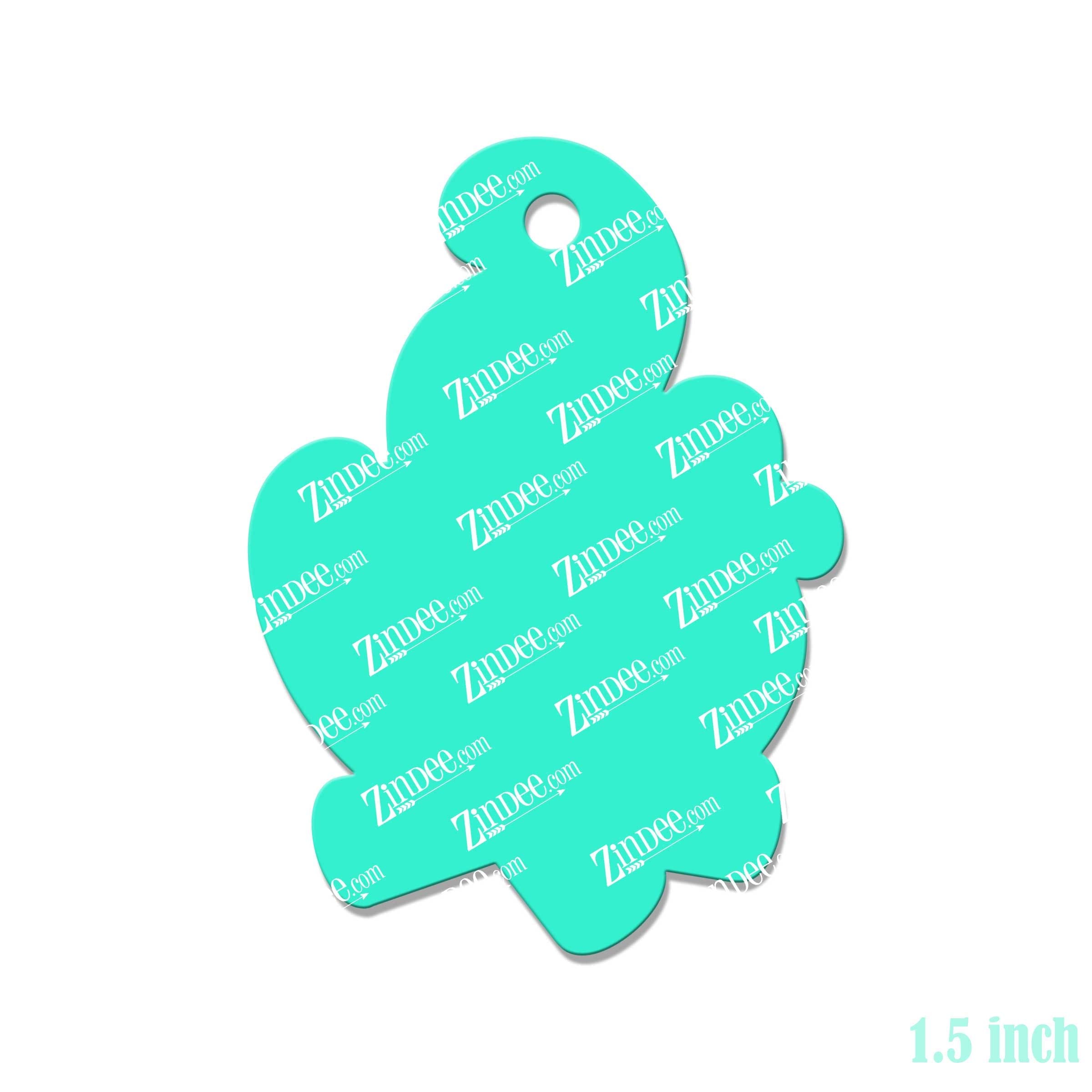 Campfire – Mini Acrylic Charm Blank (1.5") | Optional Sticker or UV DTF - Image 2