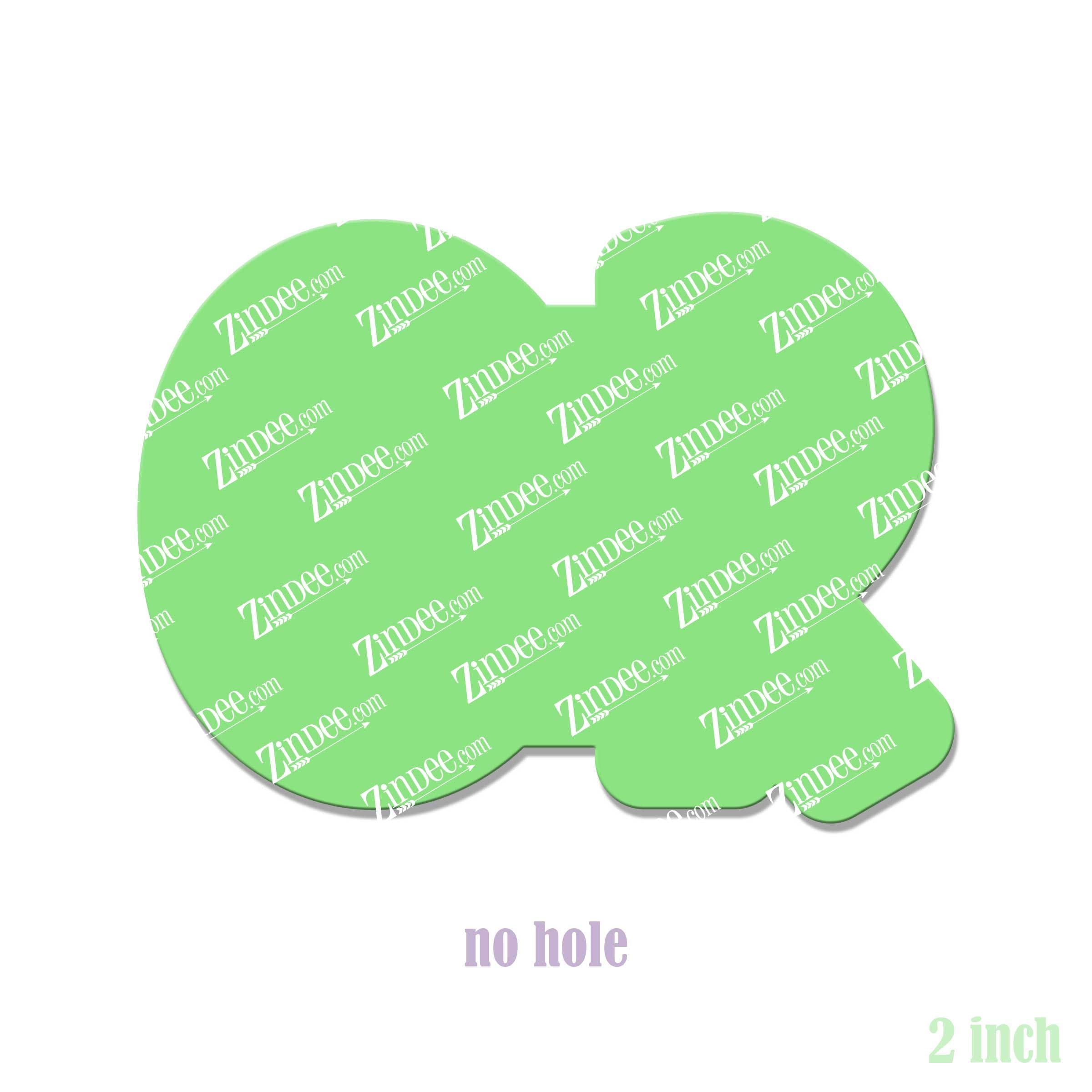 OR Nurse Script – Acrylic Badge Reel Blank (2") No Hole | Optional Sticker or UV DTF - Image 2