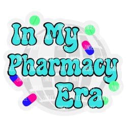 Pharmacy Era – Acrylic Badge Reel Blank (2") No Hole | Optional Sticker or UV DTF