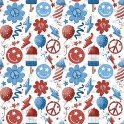 4th of July seamless (Sublimation Sheet)