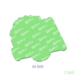 Alternative view of Megaphone with Pom Pom – Acrylic Keychain Blank (2") | Optional Sticker or UV DTF