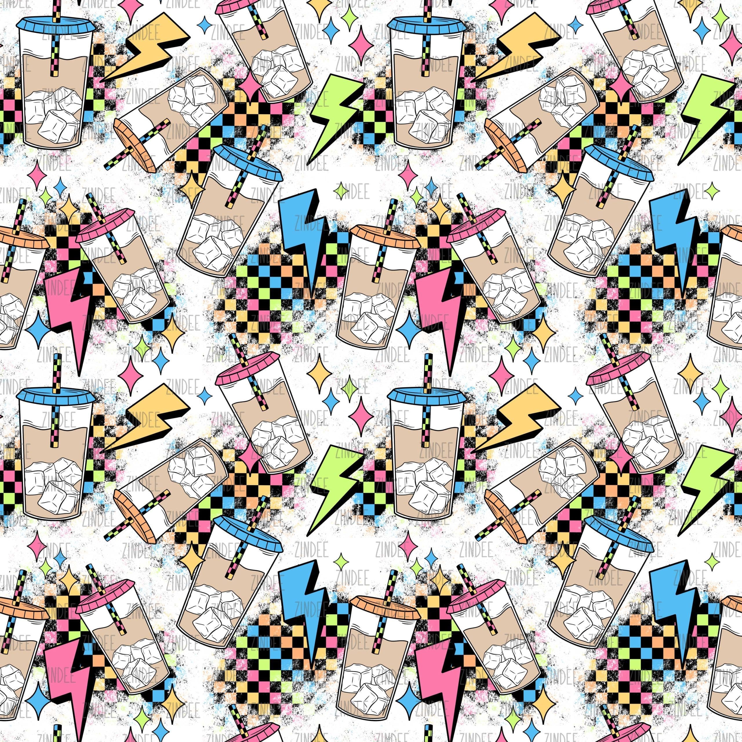 Rainbow Coffee seamless (Sublimation Sheet)