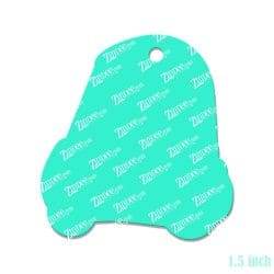 Alternative view of Toy Car – Mini Acrylic Charm Blank (1.5") | Optional Sticker or UV DTF