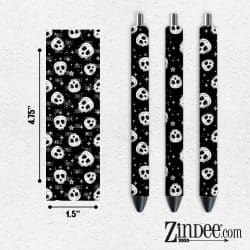 Skeleton and Stars VINYL Pen Wrap