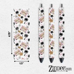Tropical Mixtape VINYL Pen Wrap
