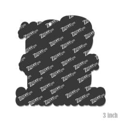 Alternative view of Ask Me Turkey – Acrylic Keychain Blank (3") | Optional Sticker or UV DTF