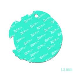 Alternative view of Batty Moon – Mini Acrylic Charm Blank (1.5") | Optional Sticker or UV DTF