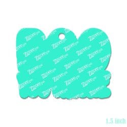 Alternative view of Boo You Whore – Mini Acrylic Charm Blank (1.5") | Optional Sticker or UV DTF