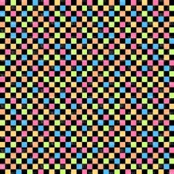 Iced Coffee a Day Rainbow Checkerboard seamless (vinyl)