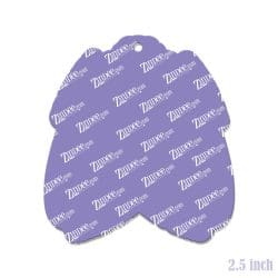 Alternative view of Labeled Anatomical Lungs – Acrylic Keychain Blank (2.5") | Optional Sticker or UV DTF
