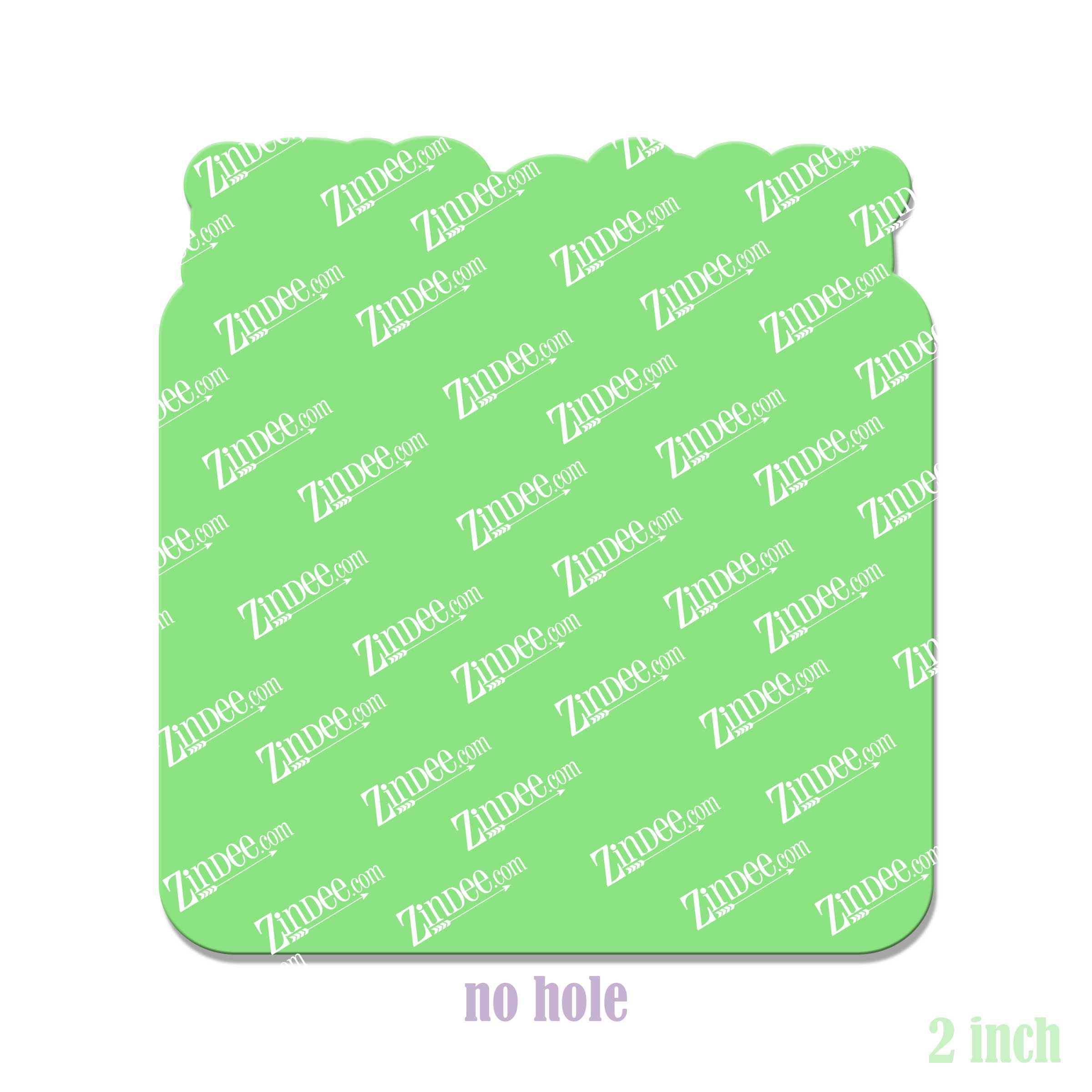 Okay To Not Be Okay – Acrylic Badge Reel Blank (2") No Hole | Optional Sticker or UV DTF - Image 2