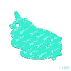 Alternative view of Unicorn Pool Float – Mini Acrylic Charm Blank (1.5") | Optional Sticker or UV DTF