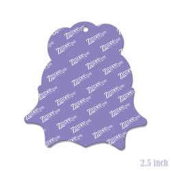 Alternative view of Vampire Girl – Acrylic Keychain Blank (2.5") | Optional Sticker or UV DTF