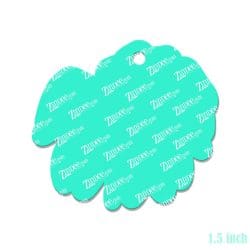 Alternative view of Wilted Daisy – Mini Acrylic Charm Blank (1.5") | Optional Sticker or UV DTF