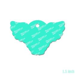 Alternative view of Winged Owl – Mini Acrylic Charm Blank (1.5") | Optional Sticker or UV DTF