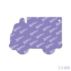 Alternative view of Ambulance – Acrylic Keychain Blank (2.5") | Optional Sticker or UV DTF