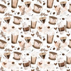 Coffee Club seamless (vinyl)