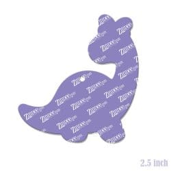 Alternative view of Brontosaurus – Acrylic Keychain Blank (2.5") | Optional Sticker or UV DTF