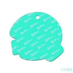 Fortune Cookie Message – Mini Acrylic Charm Blank (1.5") | Optional Sticker or UV DTF