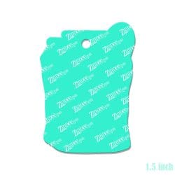 Alternative view of Grocery Sack – Mini Acrylic Charm Blank (1.5") | Optional Sticker or UV DTF