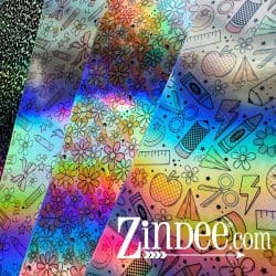 School Pack (Holographic Oil Slick Adhesive)