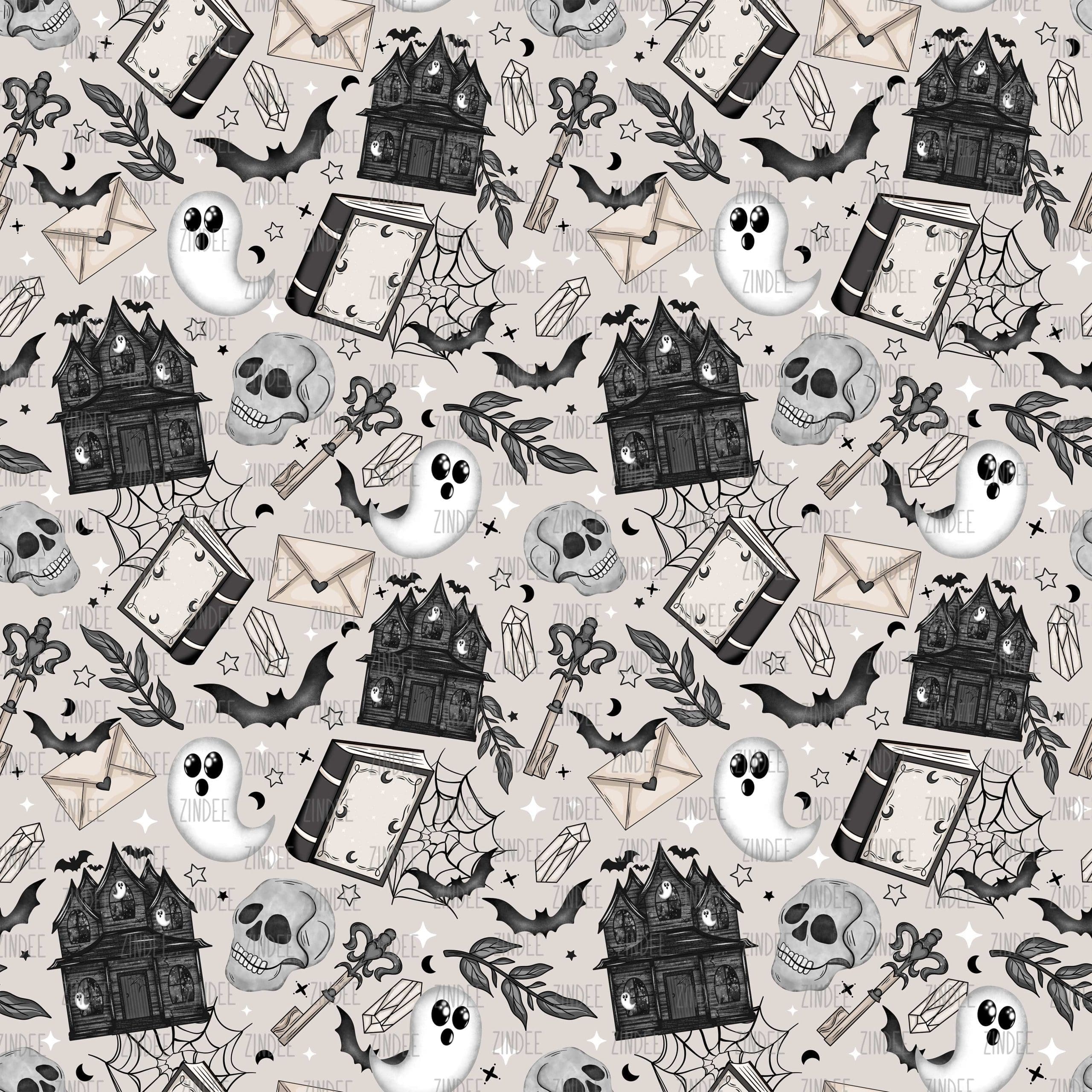 Haunted Mansion seamless (vinyl)