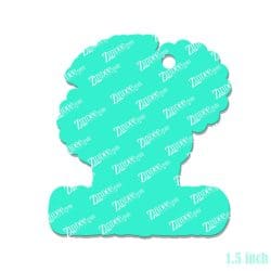Alternative view of Dead But Caffeinated – Mini Acrylic Charm Blank (1.5") | Optional Sticker or UV DTF