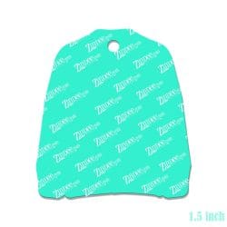 Alternative view of Cardigan – Mini Acrylic Charm Blank (1.5") | Optional Sticker or UV DTF