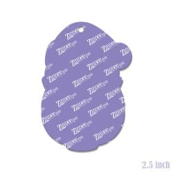 Alternative view of Coffee Santa (Dark Skin) – Acrylic Keychain Blank (2.5") | Optional Sticker or UV DTF
