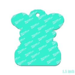 Alternative view of Cow Head With Name – Mini Acrylic Charm Blank (1.5") | Optional Sticker or UV DTF