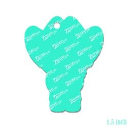 Cowboy – Mini Acrylic Charm Blank (1.5") | Optional Sticker or UV DTF - Image 2