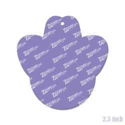 Alternative view of Cowboy Hat Circle (COW PRINT) – Acrylic Keychain Blank (2.5") | Optional Sticker or UV DTF