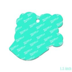 Alternative view of DC to JC – Mini Acrylic Charm Blank (1.5") | Optional Sticker or UV DTF
