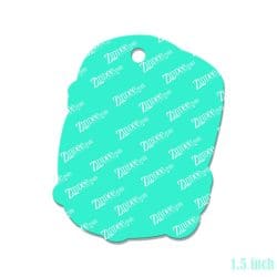 Alternative view of Penguin Christmas – Mini Acrylic Charm Blank (1.5") | Optional Sticker or UV DTF