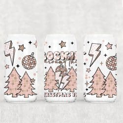 Rocking Around Christmas UV DTF Can Wrap