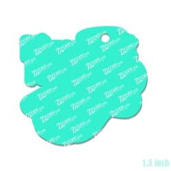 Alternative view of Don't Fall For Me – Mini Acrylic Charm Blank (1.5") | Optional Sticker or UV DTF