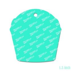 Alternative view of Easter Basket – Mini Acrylic Charm Blank (1.5") | Optional Sticker or UV DTF