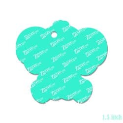 Alternative view of Elephant Baby – Mini Acrylic Charm Blank (1.5") | Optional Sticker or UV DTF