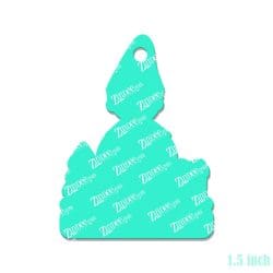 Alternative view of Elf With Space – Mini Acrylic Charm Blank (1.5") | Optional Sticker or UV DTF