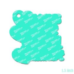 Alternative view of Equal Healthcare Hearts – Mini Acrylic Charm Blank (1.5") | Optional Sticker or UV DTF