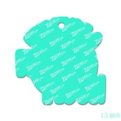 Alternative view of Feels Like A Full Moon – Mini Acrylic Charm Blank (1.5") | Optional Sticker or UV DTF